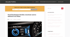 Desktop Screenshot of alexandreporfirio.com