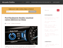 Tablet Screenshot of alexandreporfirio.com
